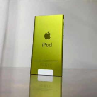 アップル(Apple)のApple iPod nano 第7世代　イエロー　美品　ジャンク(ポータブルプレーヤー)