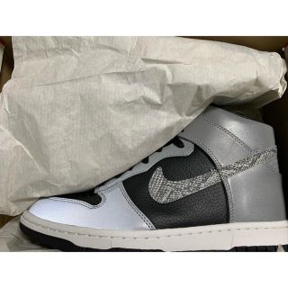 ナイキ(NIKE)の27.5cm NIKE DUNK PRM HI SP 黒蛇(スニーカー)