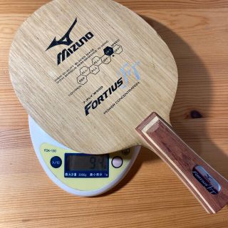 ミズノ(MIZUNO)の卓球　ラケット　フォルティウスFT FL ミズノ　94g 実業団選手サイン入り(卓球)