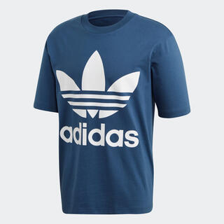 アディダス(adidas)の新品★adidas OVERSIZED Tシャツ ブルー/XS(Tシャツ/カットソー(半袖/袖なし))