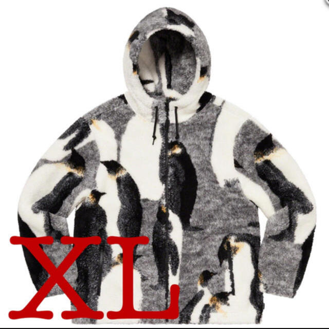 XL Supreme Penguins Hooded Fleece Jacket