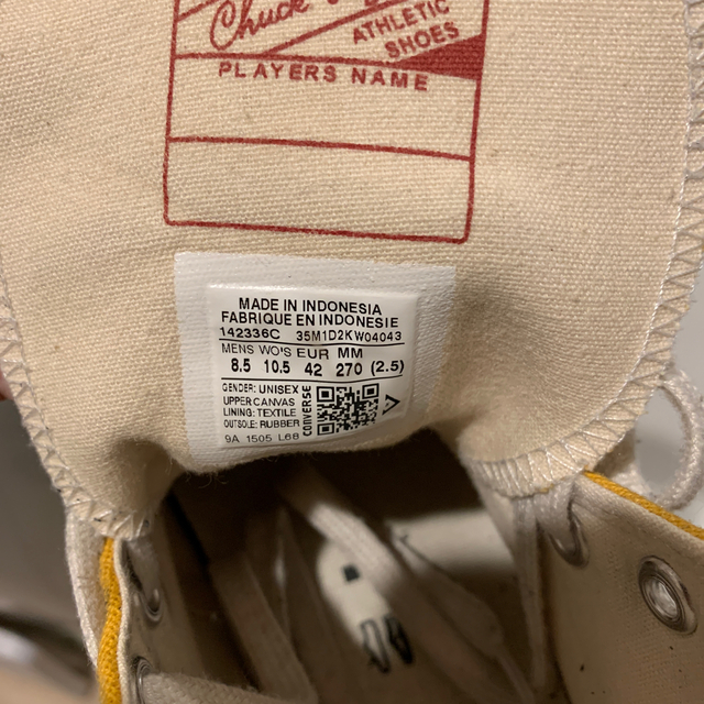 CONVERSE(コンバース)の海外輸入品 converse chuck taylor 初期ct70 メンズの靴/シューズ(スニーカー)の商品写真