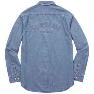 シュプリーム(Supreme)のsupreme 17a/w denim  shirt デニムシャツ(シャツ)