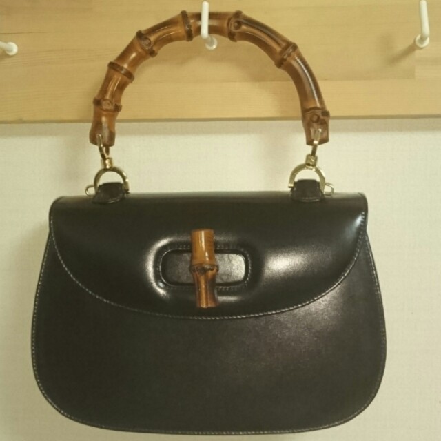大流行中! - Gucci 【極美品】GUCCI 黒 バンブー ハンドバッグ - rinsa.ca