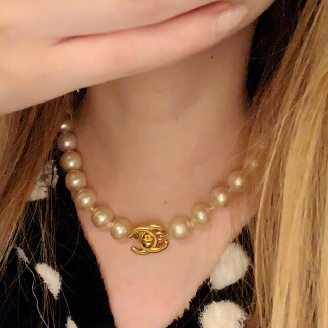 CHANEL ヴィンテージシャネル レア ネックレス パール