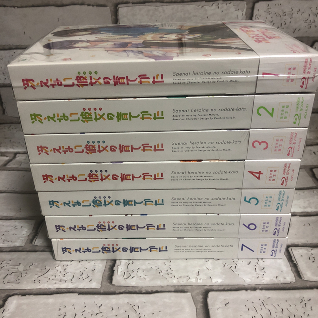 冴えない彼女の育てかた　全7巻　完全生産限定版　Blu-ray