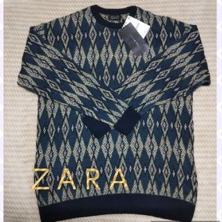 ザラ(ZARA)の《年末セール》ZARA  MAN ★ 新品 タグ付  セーター ★Mサイズ(ニット/セーター)