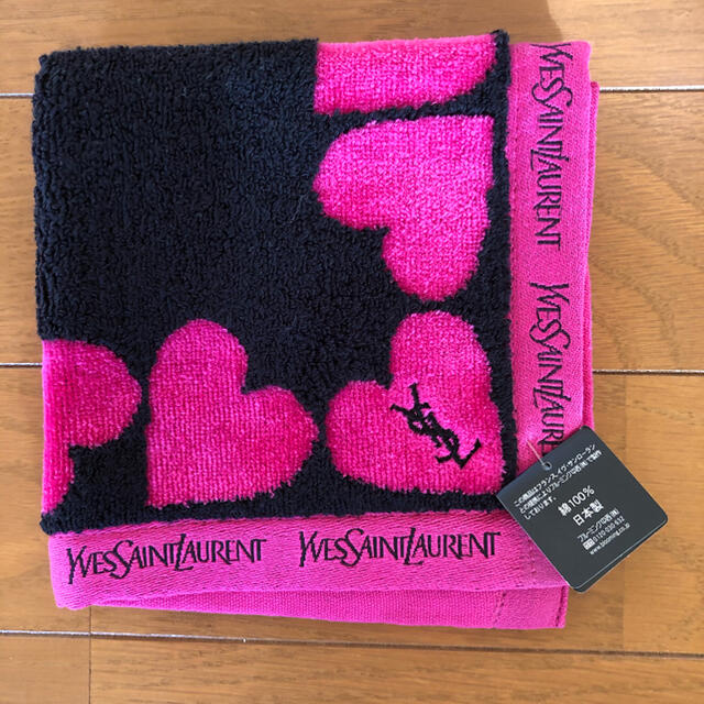 Yves Saint Laurent Beaute(イヴサンローランボーテ)の【新品】Yves Saint Laurentタオルハンカチ レディースのファッション小物(ハンカチ)の商品写真