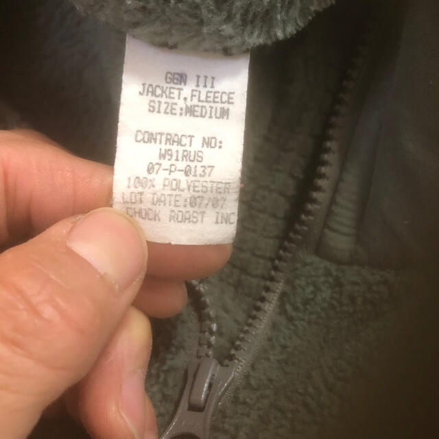 THE REAL McCOY'S(ザリアルマッコイズ)のECWS フリース　sizeM メンズのジャケット/アウター(ミリタリージャケット)の商品写真