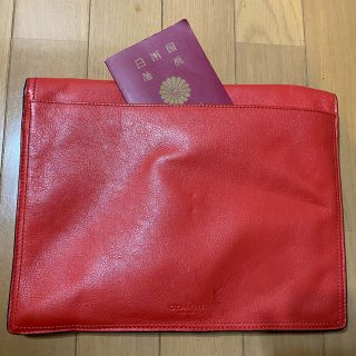 コーチ(COACH)の((最終値引))男女兼用　COACH クラッチバック　オレンジ(財布)