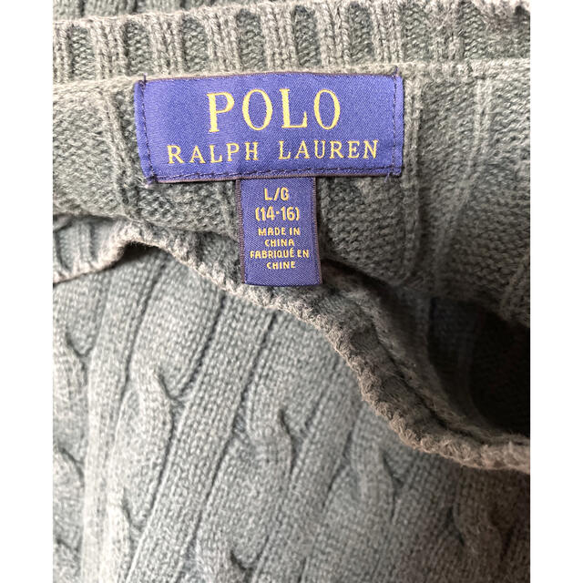 POLO RALPH LAUREN(ポロラルフローレン)のPOLO RALPH LAUREN ケーブルニット L レディースのトップス(ニット/セーター)の商品写真