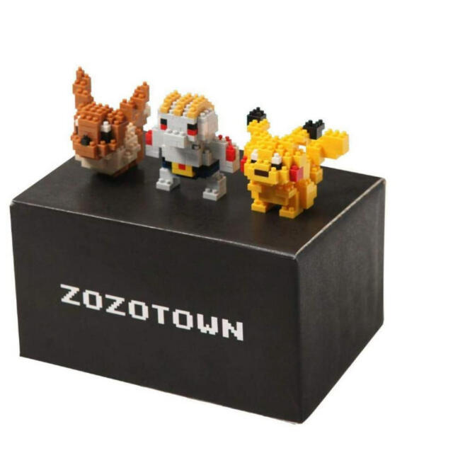 ポケモン(ポケモン)の★ ZOZOTOWN nanoblock ピカチュウ ゴーリキー イーブイ キッズ/ベビー/マタニティのおもちゃ(積み木/ブロック)の商品写真