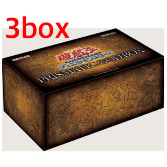 遊戯王　GOD BOX 3箱