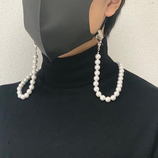 JOHN LAWRENCE SULLIVAN(ジョンローレンスサリバン)のpearl 3way mask holder メンズのアクセサリー(ネックレス)の商品写真