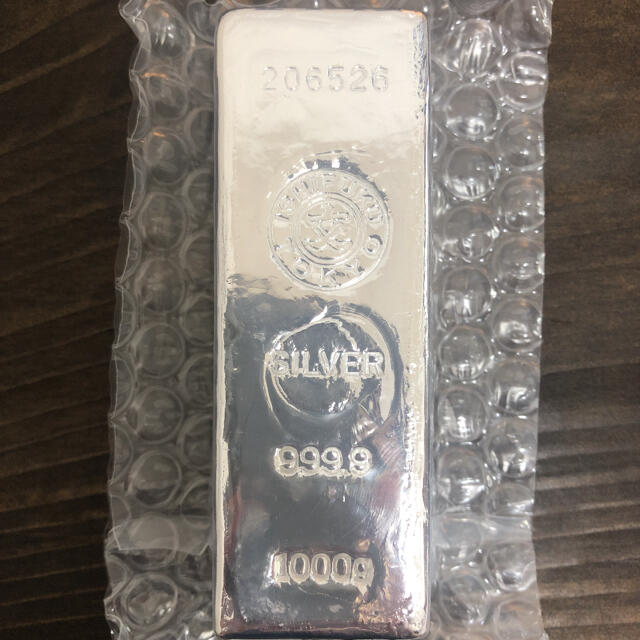 未開封 石福 銀 シルバー silver インゴット 地金 2kg 2000g