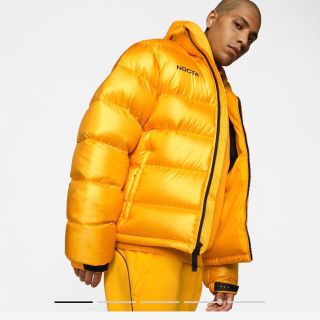 ナイキ(NIKE)のnike x drake nocta yellow jacket Sサイズ(ダウンジャケット)