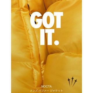 ナイキ(NIKE)のNOCTA ユニバーシティゴールド パファー ジャケット　(ブルゾン)