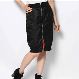 STUSSY women ma-1 スカート ブラック Mサイズ-