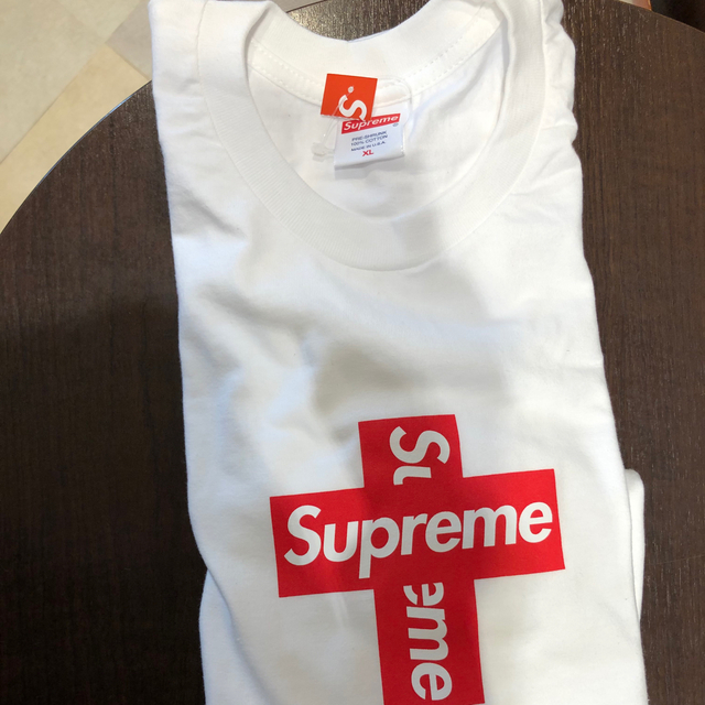 Supreme Cross Box Logo Tee ボックス白L