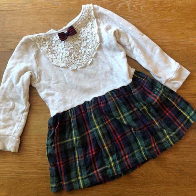 petit main(プティマイン)のプティマイン  ワンピース　トップス　ビスチェ　セット　90 キッズ/ベビー/マタニティのキッズ服女の子用(90cm~)(ワンピース)の商品写真