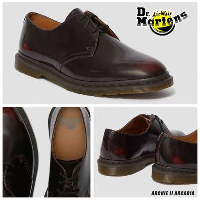 Dr.Martens(ドクターマーチン)のDr.martens バーガンディ アーチー II ダービー メンズの靴/シューズ(ドレス/ビジネス)の商品写真