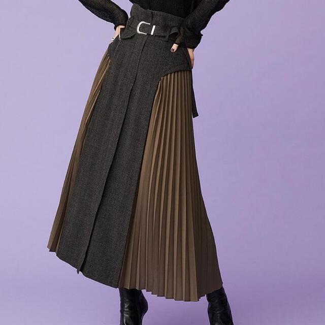 STUDIOUS(ステュディオス)のプリーツスカート　inella レディースのスカート(ロングスカート)の商品写真