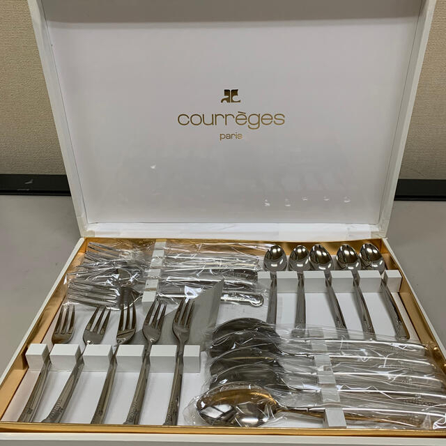 Courreges(クレージュ)のCourreges スプーン&フォークセット インテリア/住まい/日用品のキッチン/食器(カトラリー/箸)の商品写真