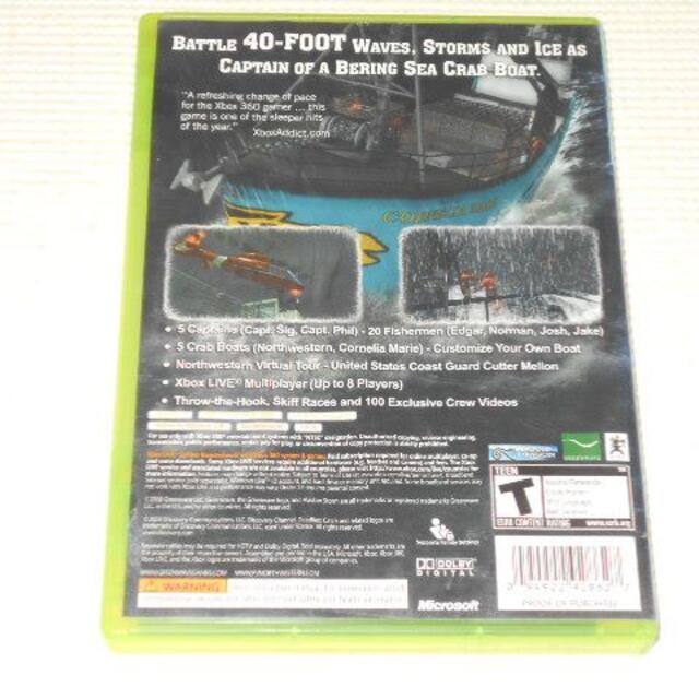Xbox360(エックスボックス360)のxbox360★DEAD LIEST CATCH ALASKAN STORM  エンタメ/ホビーのゲームソフト/ゲーム機本体(家庭用ゲームソフト)の商品写真