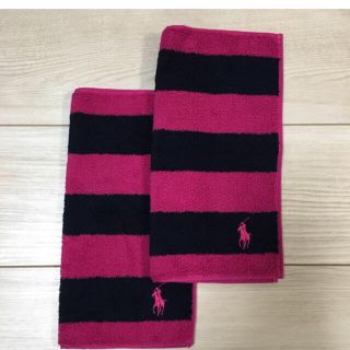 ポロラルフローレン(POLO RALPH LAUREN)の新品 ラルフローレン  タオルハンカチ 2PC(ハンカチ)