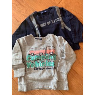 イーストボーイ(EASTBOY)のEast boyトレーナー100の2枚セット(Tシャツ/カットソー)