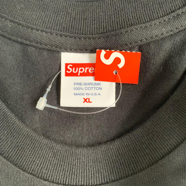 supreme cross box logo tee black XL