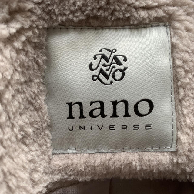 nano・universe(ナノユニバース)のnano universe ノーカラーコート　グレー　フリーサイズ レディースのジャケット/アウター(ロングコート)の商品写真