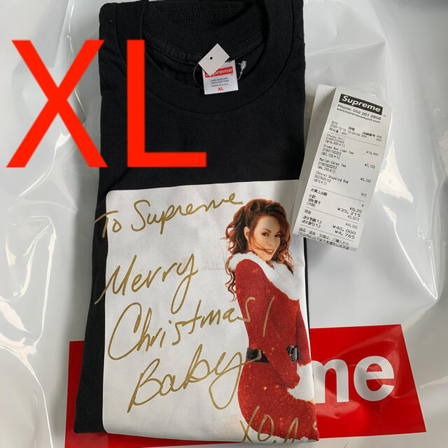 トップスsupreme XLサイズ Mariah Carey Tee  BLACK 黒