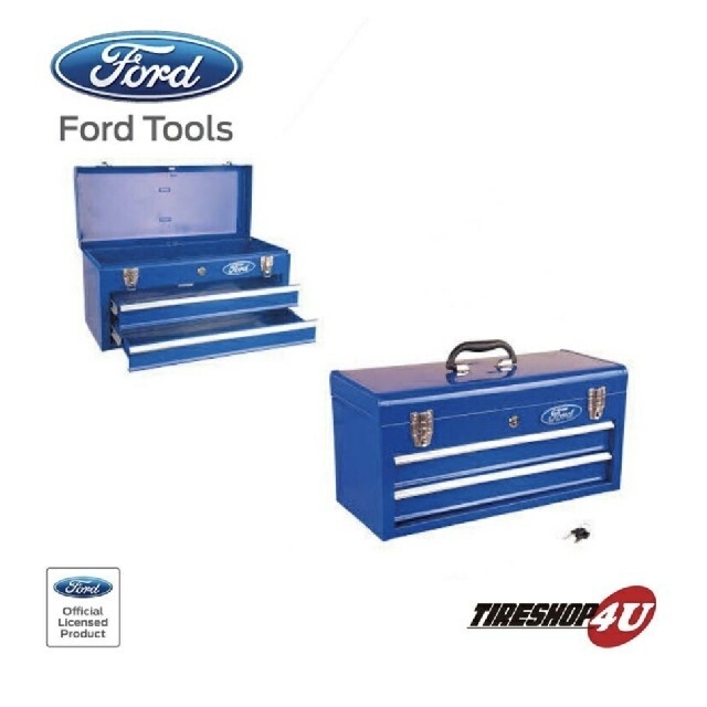 フォードツールボックス 箱のみ 工具箱 青色 インテリア/住まい/日用品の収納家具(ケース/ボックス)の商品写真