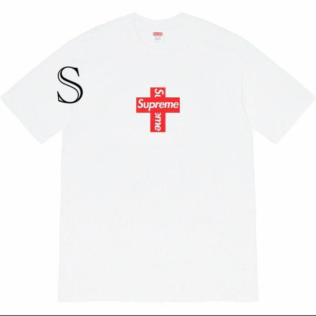 メンズsupreme Cross Box Logo Tee シュプリーム Sサイズ