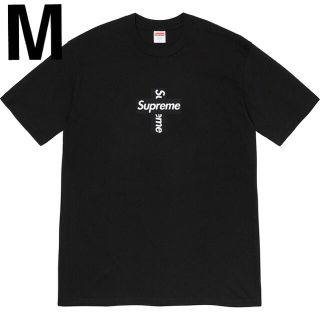 シュプリーム(Supreme)のSUPREME Cross Box Logo Tee Black M(Tシャツ/カットソー(半袖/袖なし))