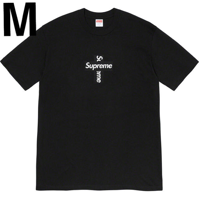 SUPREME Cross Box Logo Tee Black M