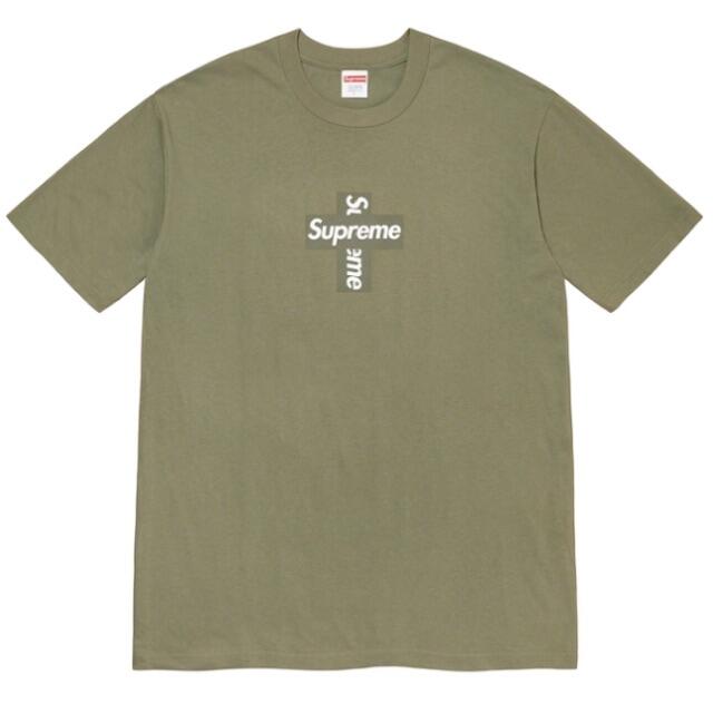 Supreme - Mオリーブ Supreme Cross Box Logo Teeの通販 by ジョニー's ...