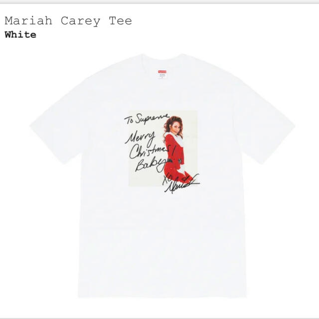 Supreme(シュプリーム)のSupreme Mariah Carey tee white L 白 マライア メンズのトップス(Tシャツ/カットソー(半袖/袖なし))の商品写真