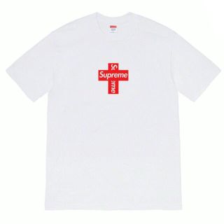 シュプリーム(Supreme)のシュプリーム　Supreme Cross Box Logo Tee(Tシャツ/カットソー(半袖/袖なし))