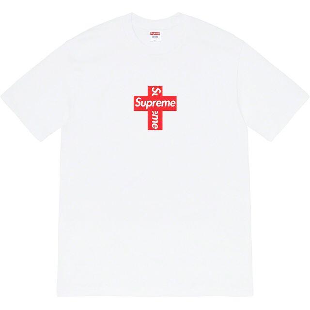 supreme cross box logo tee M