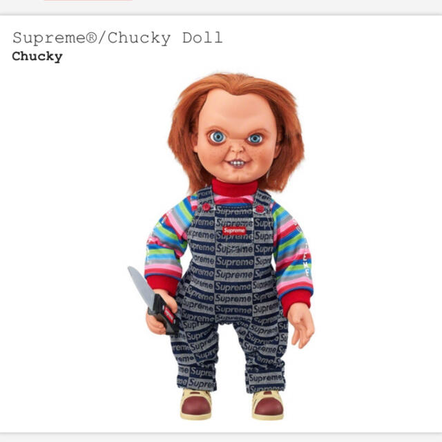 最新作人気 Supreme - supreme chucky dollの通販 by Aki｜シュプリームならラクマ 大特価新品