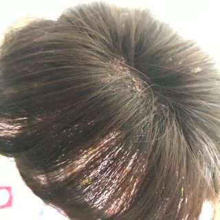 ディノス【新品】【未使用】ウィッグ 人毛100%ヘアピースセット