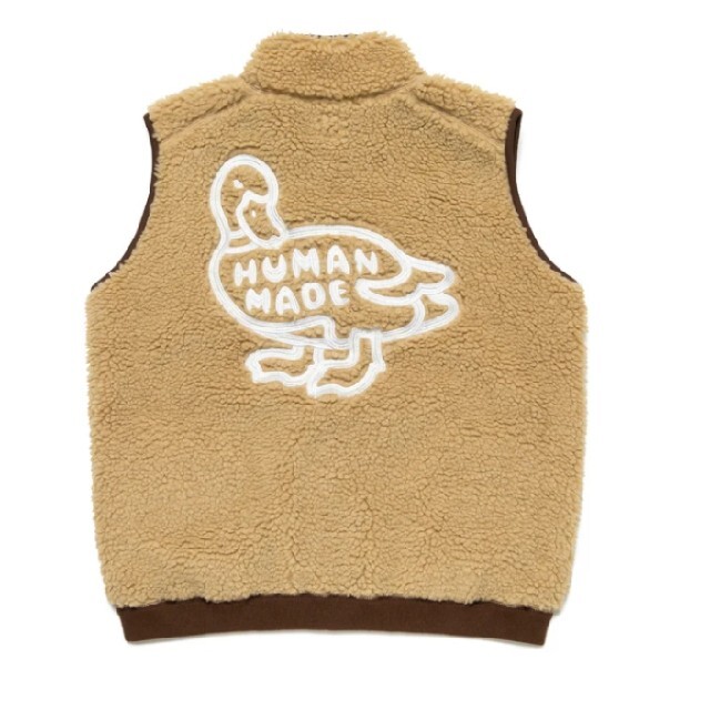 HUMAN MADE SWEAT FLEECE VEST DUCK