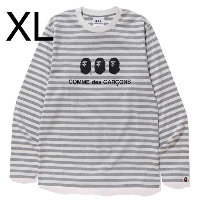 【XL】CDG OSAKA X BAPE L/S TEE エイプトップス