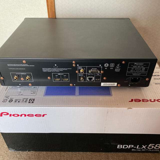 Pioneer(パイオニア)のPioneer BDP-LX58 Blu-rayプレイヤー スマホ/家電/カメラのテレビ/映像機器(ブルーレイプレイヤー)の商品写真