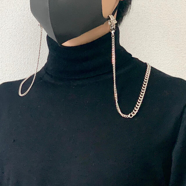 JOHN LAWRENCE SULLIVAN(ジョンローレンスサリバン)のchain 3way mask  holder メンズのアクセサリー(ネックレス)の商品写真