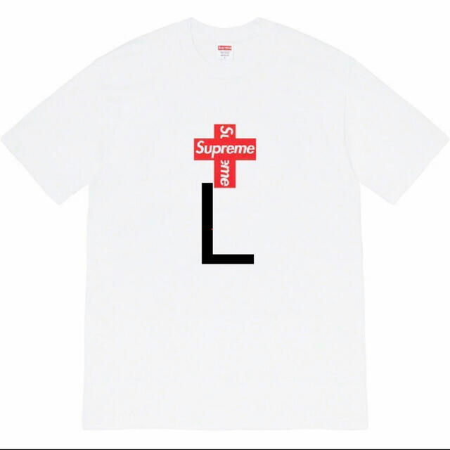 supreme cross box logo tee