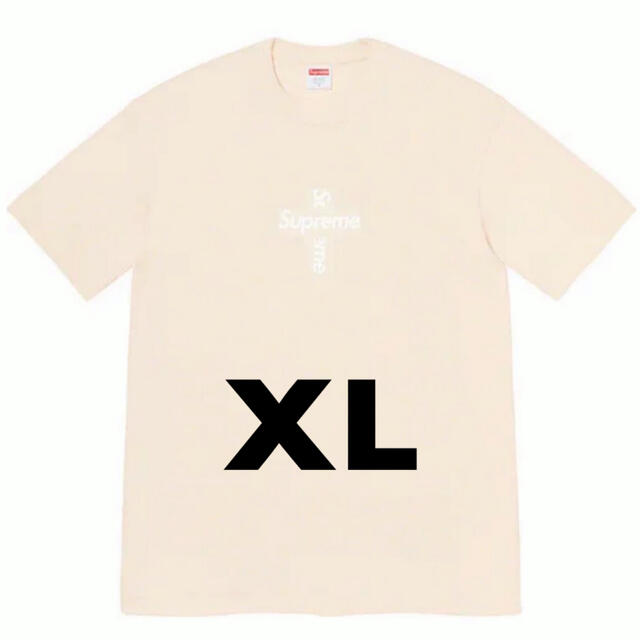 supreme / cross box logo tee / XL