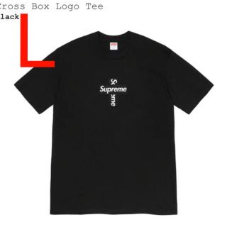 シュプリーム(Supreme)のsupreme cross box logo tee (Tシャツ/カットソー(半袖/袖なし))